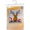 Vervaco Reindeer with a Red Scarf Needlepoint Cushion Top Kit